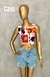 Imagem do Cropped Nadador Estampado Suede