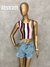 Cropped Nadador Estampado Suede