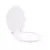 ASIENTO TAPA DACCORD INODORO FLORENCIA HERRAJE NYLON BLANCO