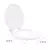 ASIENTO TAPA DACCORD INODORO FLORENCIA HERRAJE NYLON BLANCO - comprar online