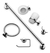 Imagen de Griferia Baño Completa Set Accesorios Aqualaf Liwen