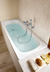 Bañera Roca Chapa Enlozada Sacha 120x70 Blanca en internet