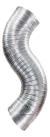 Caño Flexible Aluminio 5 Pulgadas Compacto X 2 Mt