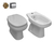 Combo Baño Monaco Corto Bidet Valvula Tecla De Descarga - comprar online