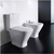 Inodoro Largo con mochila Deposito Tapa Amortiguada + Bidet The Gap Roca - Filhos
