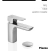 Grifería Baño Piazza 10400 Arq Monocomando Lavatorio Bajo Color Plateado - comprar online