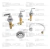 Griferia Bidet Aqualaf 9020 Aukan Lever Ceramico - Filhos