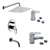 Combo Griferia Set Completo Arizona Fv Duchon 20x20 Monocoma