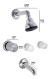 Griferia Ducha Aqualaf 19030 Aq7000 Embutir Con Transf - comprar online