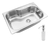 Pileta Bacha Cocina Johnson Si55ad Luxor + Dosificador Apido