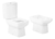Juego Inodoro Baño Deposito Bidet Roca Dama Senso