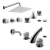 Combo Griferia Set Completo Arizona Fv Duchon 20x20 0900.03/