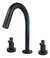 Griferia Baño Lavatorio Prato Black Ceramico Bacha