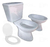 Combo Inodoro Baño Tapa Mochila Bidet Italiana Capea Roca - Filhos