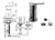 Combo Monocomando Fv Libby Lavatorio Alto Bidet Ducha Embuti - comprar online