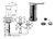 Combo Monocomando Fv Libby Lavatorio Alto Bidet Ducha Embutir - comprar online
