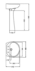 Columna Para Lavatorio Andina Ferrum Blanca Ctf B - comprar online