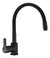 Griferia Cocina Mesada Monocomando Piazza Emblem 10017 Negro