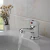 Grifería Lavatorio Peirano Baño - Monocomando Lugo Cerámico Acabado Cromado Color Plateado - comprar online