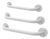 Baranda Blanca Hogar Comercio 55cm + 45cm + 35cm Kit X3 Fijo
