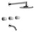 Griferia Lavatorio Bidet Ducha Fv Allergro Compresion Baño - comprar online