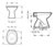Inodoro Corto Con Asiento + Bidet Capea Italiana Blanco - Filhos