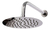Flor Ducha Cuadrada O Redonda 10x10 Acero Inox Barral 40cm - comprar online