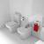 Juego Inodoro Baño Deposito Bidet Roca Dama Senso 3c