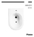 Bide Baño Bidet Rimless Sanitario Piazza Abruzzo 1 Agujero Color Blanco en internet