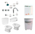 Juego De Baño Completo Griferia Inodoro Vanitory C114