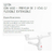 Sifon Plastico Doble Blanco Duke - comprar online