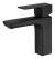 Piazza Arq 10400ne Griferia Monocomando Negro Lavatorio Bajo