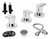 Imagen de Set Completo Juego Viva Nova Lavatorio Bidet Ducha Embutir B