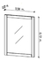 Espejo Amube Mediterraneo Colgar Blanco 56 X 72 Cm - comprar online