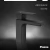 Piazza Arq 10400ne Griferia Monocomando Negro Lavatorio Bajo - comprar online
