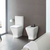 Juego Inodoro Baño Tapa Amort. Deposito Bidet Gap Roca Eg - comprar online