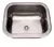 Bacha Cocina Acero Ariel 4300 Bajo O Sobre Mesada 37x27x15cm