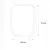 Asiento Tapa Ariel inodoro Monaco 509 PLASTICO REFORZADO UREA - comprar online