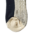 Meias Futebol Antiderrapante Cano Alto - Preta com detalhes em branco - Camisa 83 Imports