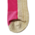 Meias Futebol Antiderrapante Cano Alto - Rosa com detalhes preto e branco - Camisa 83 Imports