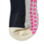 Meias Futebol Antiderrapante Cano Baixo - Preta com detalhes no rosa - Camisa 83 Imports