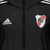 Jaqueta Corta-Vento River Plate 24/25 - Masculina Adidas - Preta com detalhes em vermelho e branco - Camisa 83 Imports
