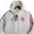 Jaqueta Corta-Vento Flamengo 23/24 Masculina Adidas - Branco com detalhes em vermelho - Camisa 83 Imports