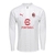 Camisa AC Milan Pré-jogo 25/26 manga longa - Torcedor Puma Masculina - Branca