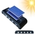 Arandela solar 10 leds jardim escadas muros prova dágua