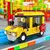 Brinquedo Blocos de Construção Carro Ônibus Escolar - MR JEANS