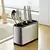 Dispenser Porta Talher Inox 4 Divisórias - MR JEANS