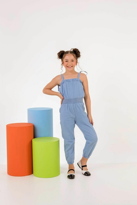 Macacão Jade | Jeans Claro