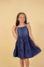 Vestido Adri | Jeans Escuro - Galatixo Kids