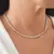 CHOKER RIVIERA EM ZIRCÔNIAS BAGUETE NÍQUEL FREE - comprar online